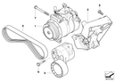 BMW Engine Belt Tensioner and Pulley