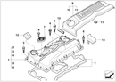 BMW Cylinder Head Cover Complete with Gasket and Screws