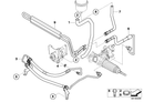 Genuine BMW Power Steering Hydraulic Hose