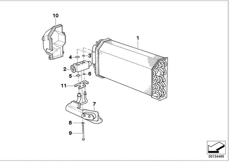 BMW Air Conditioning Evaporator