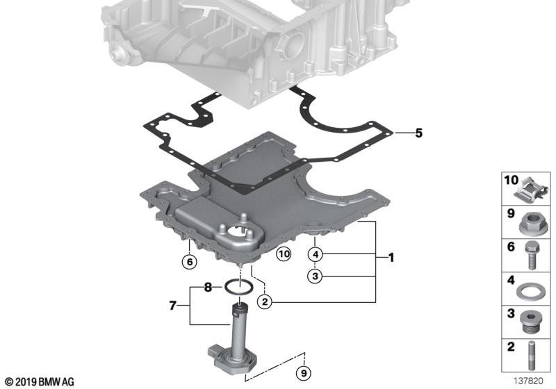 Genuine BMW Engine Oil Sump Gasket