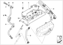 Genuine BMW Crankcase Breather Hose to Dipstick