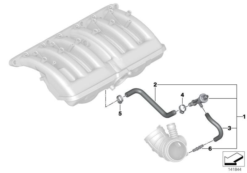 BMW Vacuum Control Hose