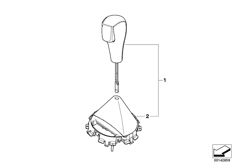 Genuine Mini Gear Lever Handle and Boot