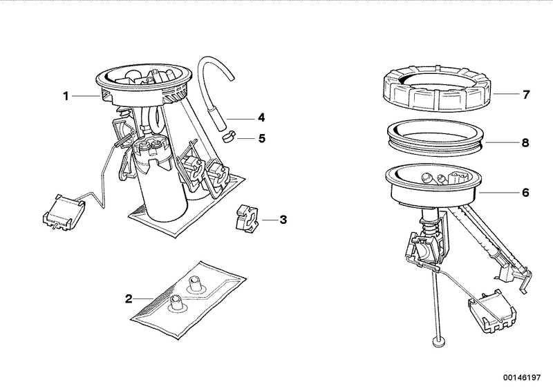 Genuine BMW Fuel Pump and Sender Unit Gasket