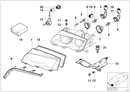 BMW Headlight Cover Lens and Rubber Gasket