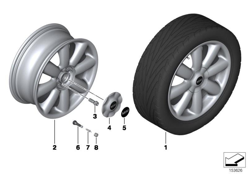 Genuine MINI Wheel Bolt