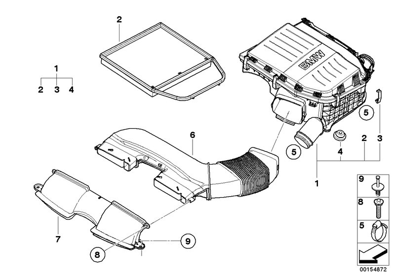 Genuine Hengst BMW Engine Air Filter