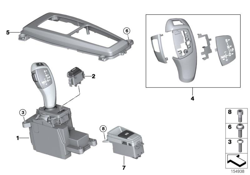 BMW Gear Selector Cover Repair Kit