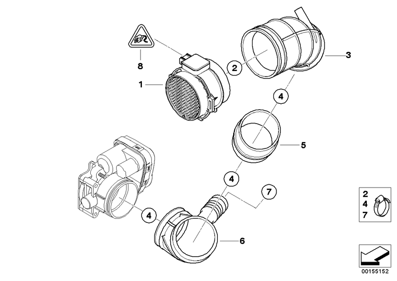 BMW Mass Air Flow Sensor