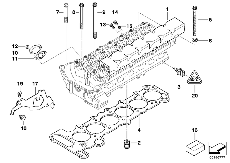 Genuine Elring BMW Cylinder Head Gasket