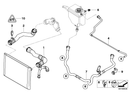 BMW Engine Radiator Coolant Water Hose