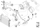 BMW Engine Coolant Radiator Hose