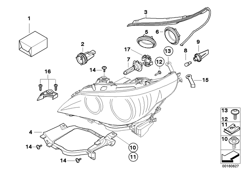 Genuine BMW Headlight Bracket