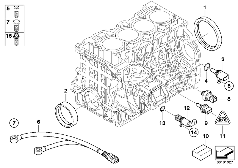 BMW Engine Coolant Water Oil Temperature Sensor