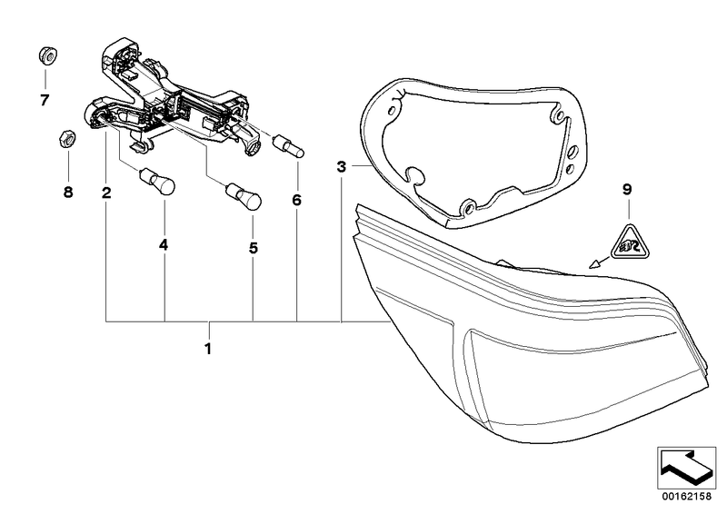 BMW Bulb Carrier Turn Indicator