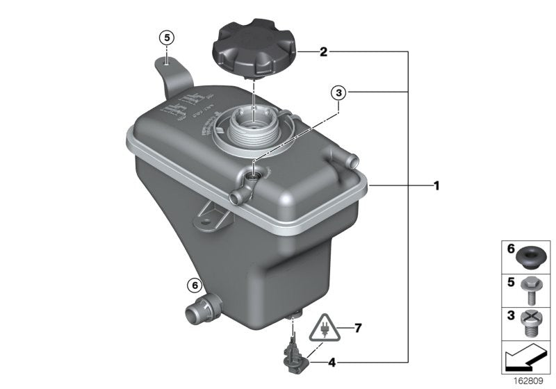 BMW Engine Radiator Expansion Tank Cap