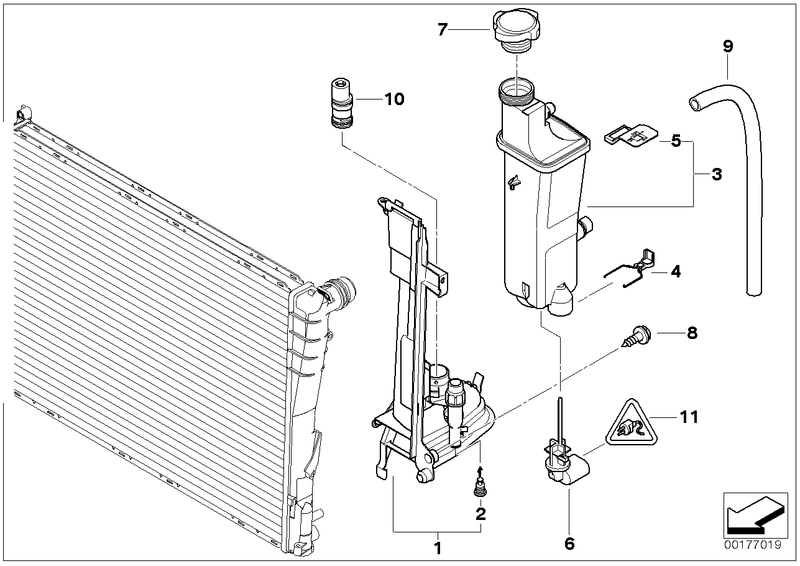 BMW Coolant Tank Level Sensor