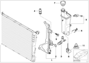 BMW Engine Radiator Coolant Expansion Tank