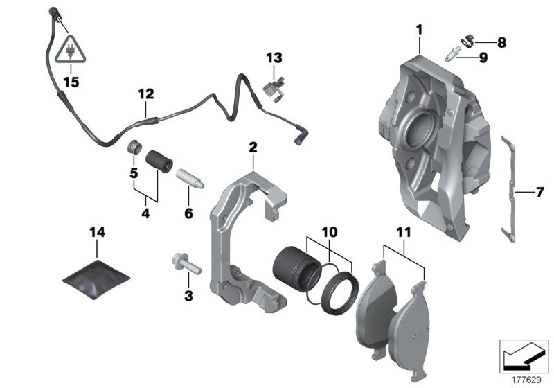 BMW Brake Pad Wear Sensor Front