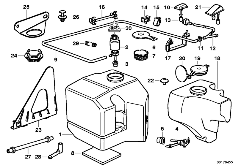 BMW Windscreen and Headlight Washer Pump