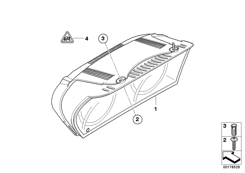 Genuine BMW Instrument Cluster Uncoded