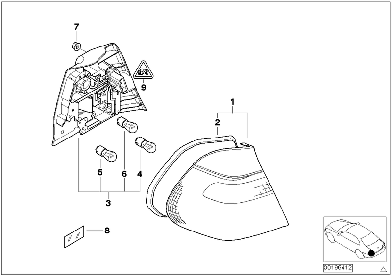 Genuine BMW Bulb Holder Carrier