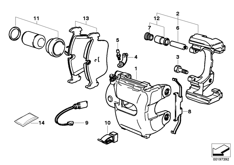 BMW Brake Pad Set Front