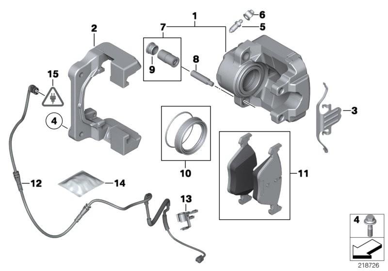 Genuine BMW Brake Pad Set Front