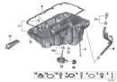 Genuine BMW Engine Oil Sump Gasket Steel