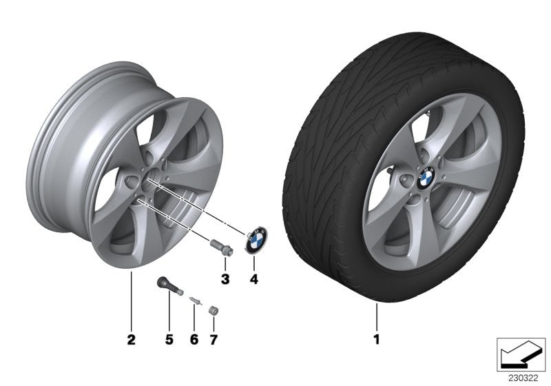 Genuine BMW Mini Wheel Bolt