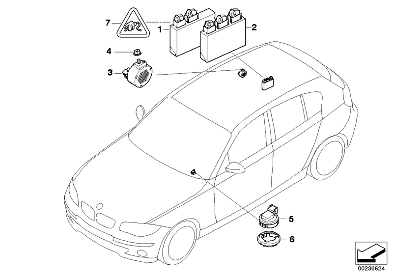 Genuine BMW Parking Distance Control Unit Sensor PDC