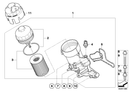 Genuine Mahle BMW Engine Oil Filter Kit M3