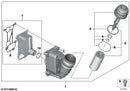 Genuine Mann BMW Engine Oil Filter and Seal Kit