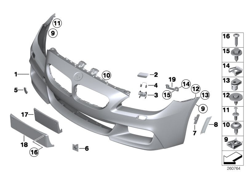 Genuine BMW Expanding Plastic Rivet