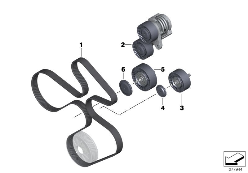 BMW Deflection Guide Pulley