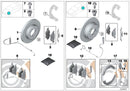 Genuine BMW Brake Pad Set Rear