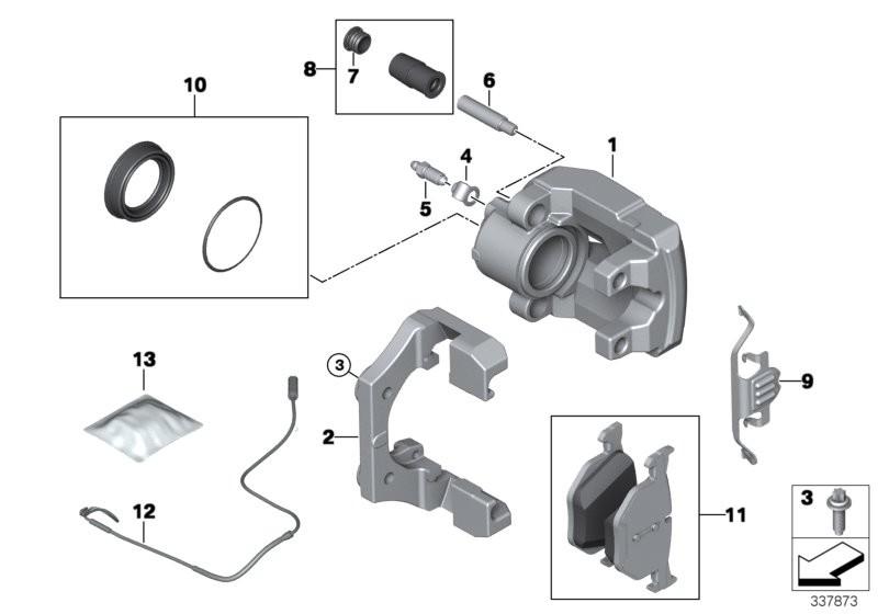 BMW Brake Pad Wear Sensor