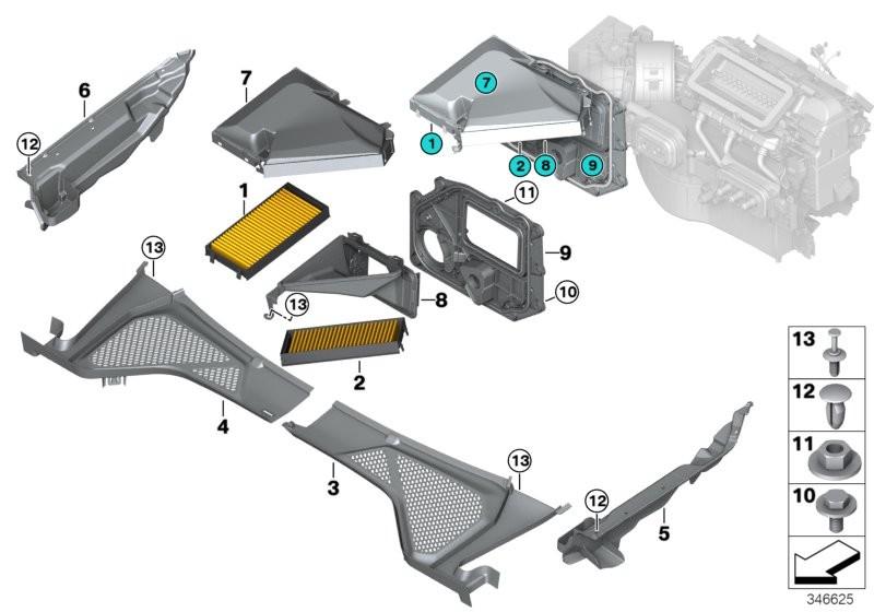 BMW Cabin Filter Set