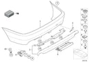 Genuine BMW Trailer Coupling Flap