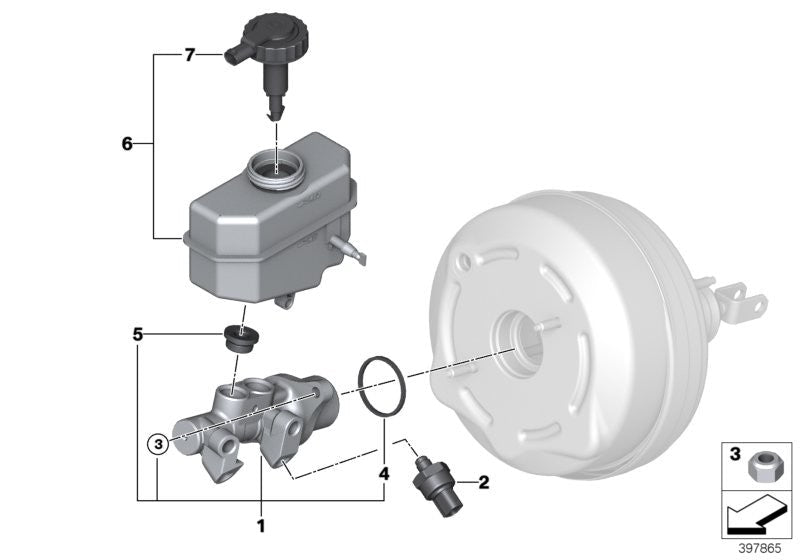 BMW DSC Pressure Sensor Switch