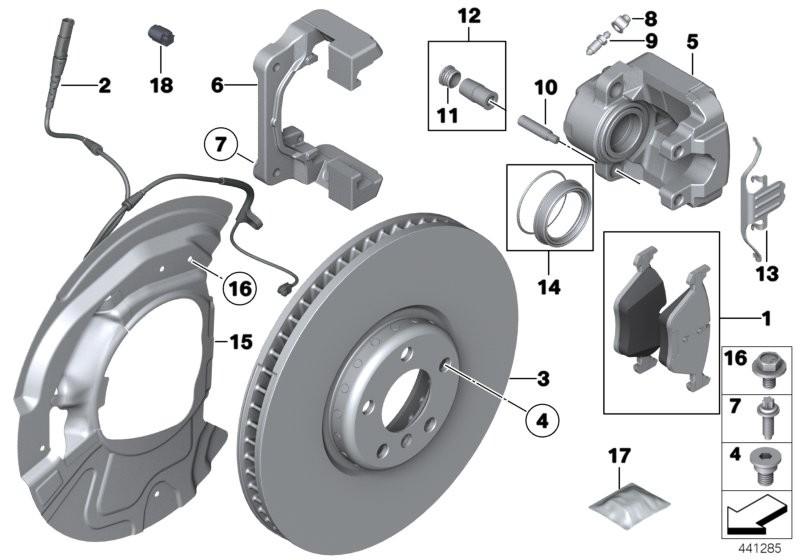 BMW Brake Pad Set Front