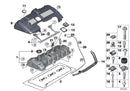 Genuine Elring BMW Crankcase Breather Seal Gasket