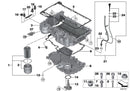 Genuine Kolbenschmidt BMW Engine Oil Filter Kit