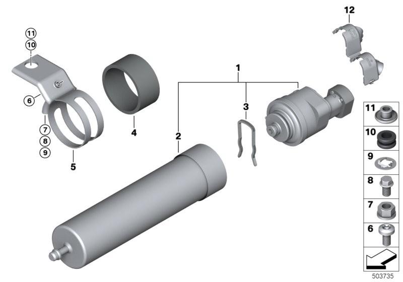 Genuine Mahle BMW Mini Fuel Filter