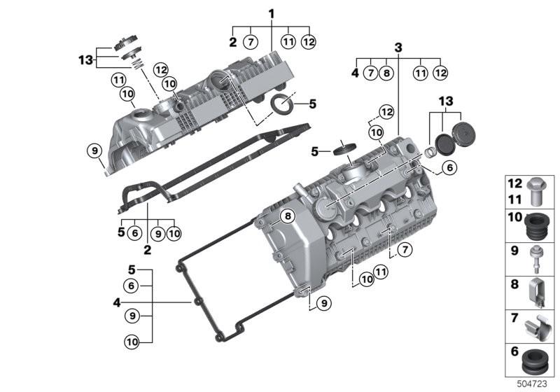 BMW Cylinder Head Cap Nut