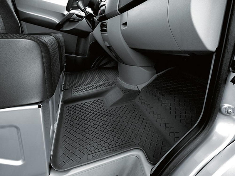 Genuine Mercedes-Benz Sprinter All Weather Rubber Mats in Black