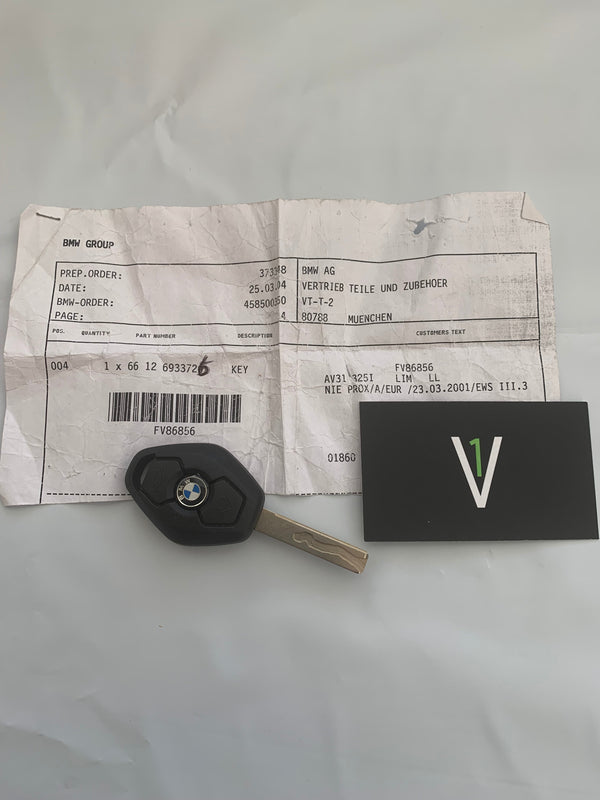 Genuine BMW Master Key with Remote Control FOB 315 MHZ