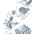 Audi VW Engine Oil Filter Housing Thermostat and Seals
