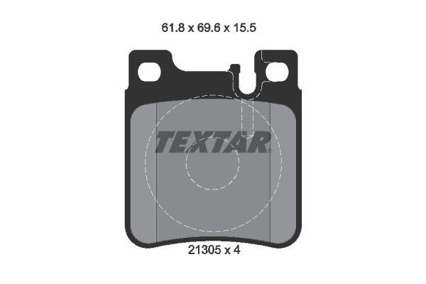 Mercedes-Benz Brake Pad Set Rear